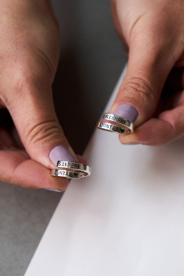 Producto - anillo vuelta plata 925