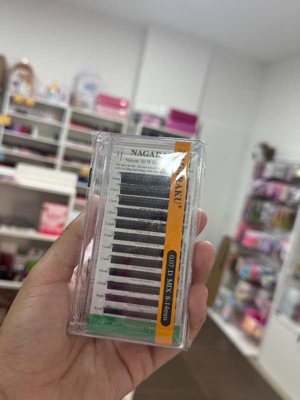 Producto - PESTAÑAS 3D NARROW MIX NAGARAKU. 0.07
