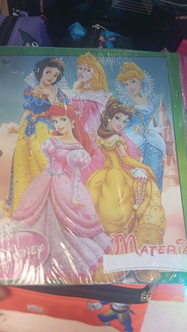Producto - Carátula Económica Princesas Disney