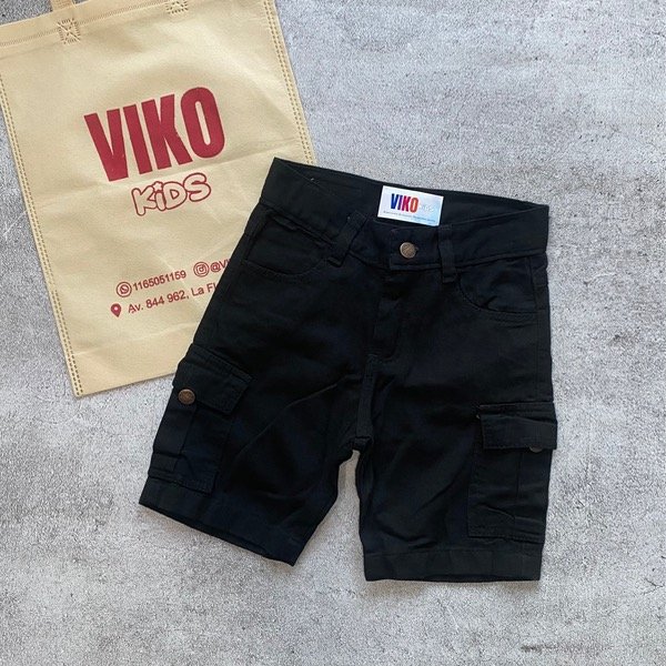 Producto - Bermuda jean cargo (talle 8)