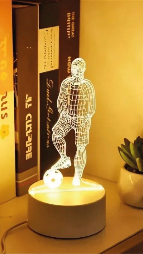 Producto - Luz Nocturna Led Jugador De Futbol Mundial