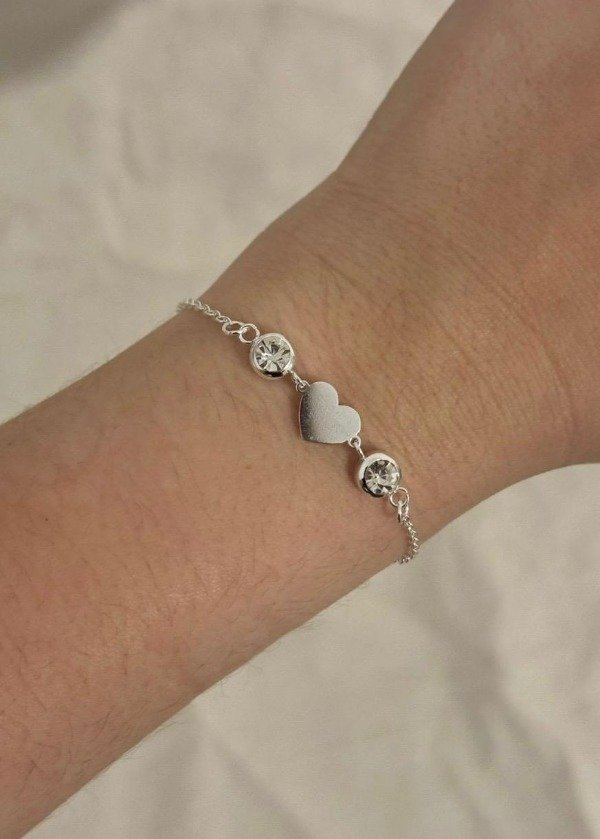 Producto - PULSERA CORAZON Y STRASS