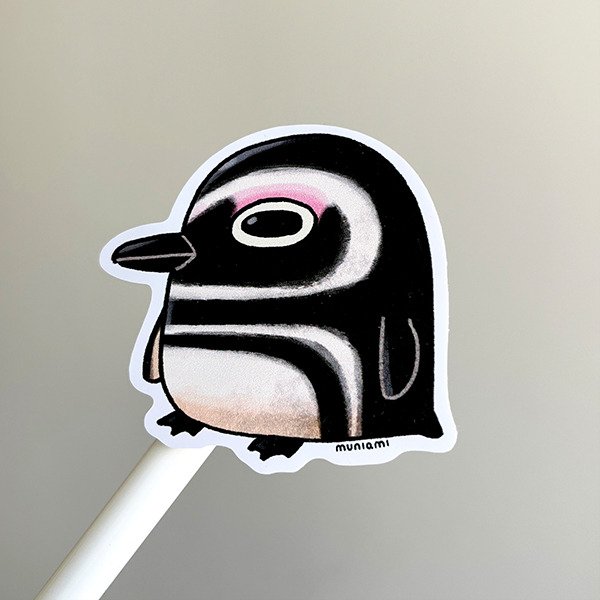 Producto - Sticker vinilo - Fauna marina argentina - Pingüino patagónico