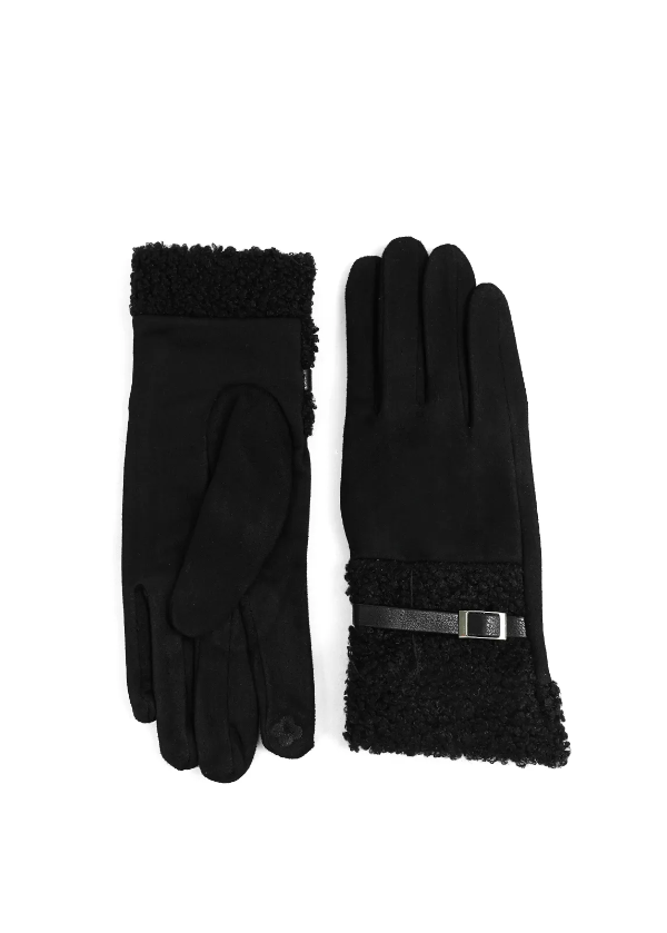 Producto - Guantes gamuza con hebilla