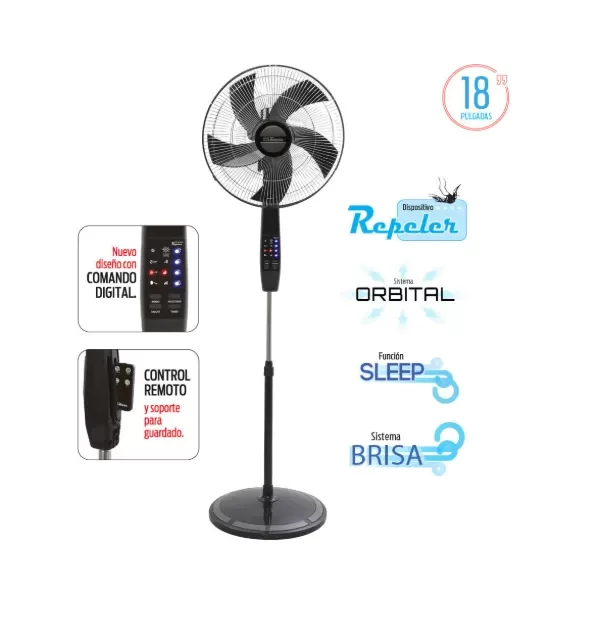 Producto - VENTILADO PIE 18" LILIANA