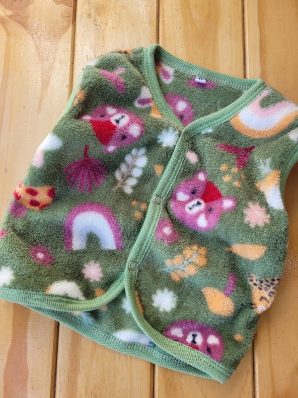 Producto - CHALECO POLAR SOFT ANIMALITOS DEL BOSQUE- transferencia 6.460