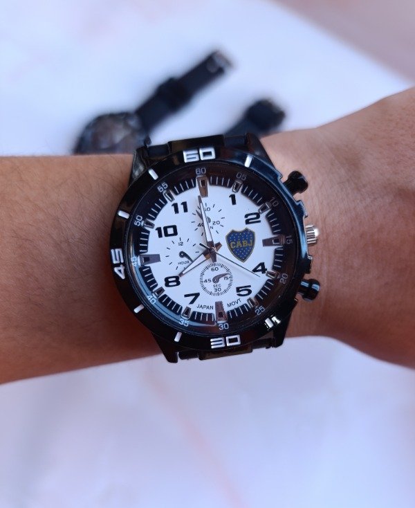 Producto - RELOJ BOCA FONDO BLANCO