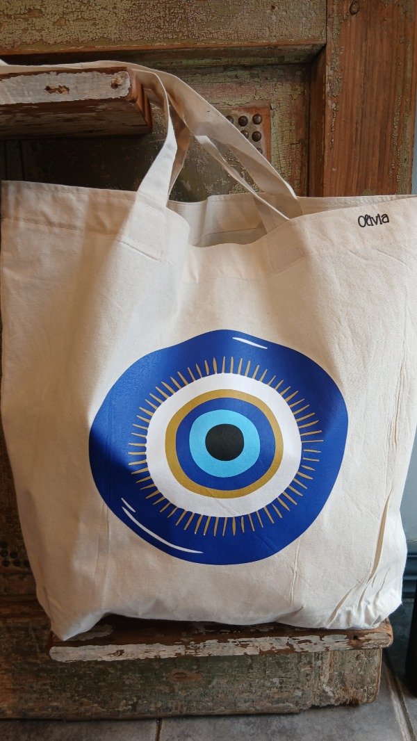 Producto - Tote bag ojo azul