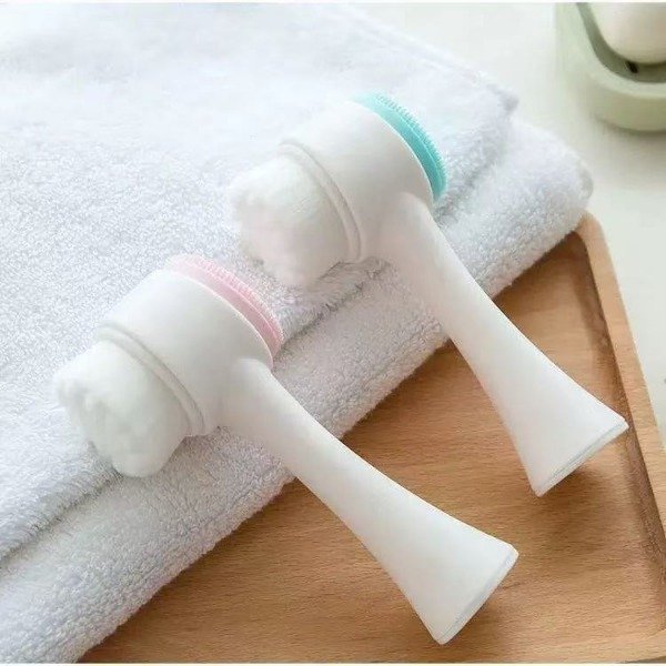 Producto - CEPILLO FACIAL MASAGEADOR DOBLE HT-2301