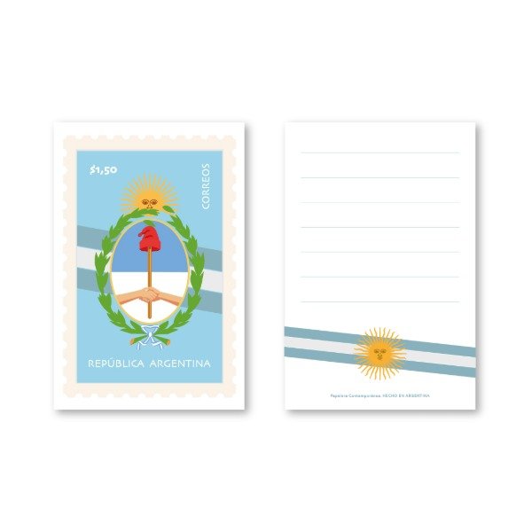 Producto - Postal Estampilla ESCUDO