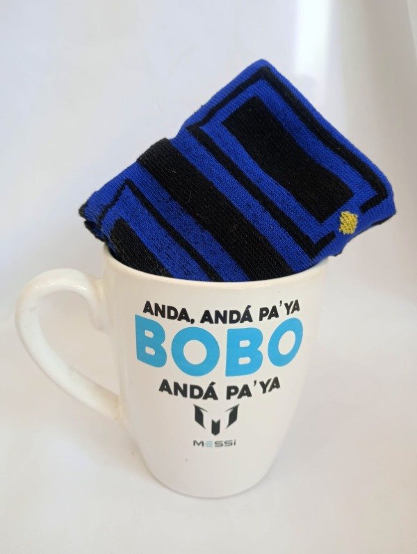 Producto - Taza Cerámica Messi c/par medias
