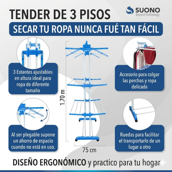 Producto - TENDER VERTICAL - 3 PISOS (9528) SOUNO