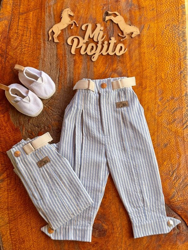 Producto - Bombacha de campo Rayas Celeste Pastel