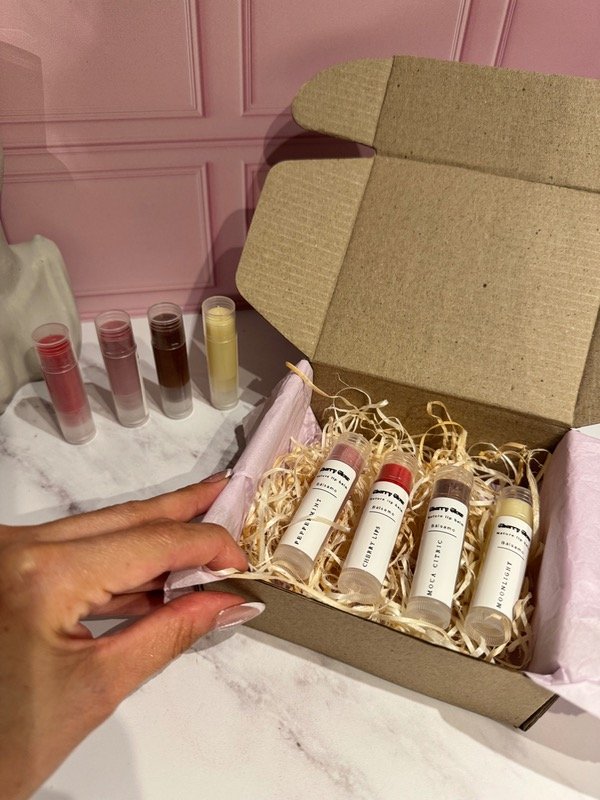 Producto - Kit de 4 bálsamos labiales