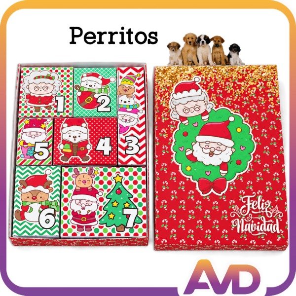 Producto - Calendario de Adviento 7 Días Personalizado  7 Sorpresas Temáticas - 7