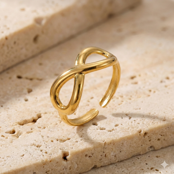 Producto - Anillo Infinity Gold - San Valentin