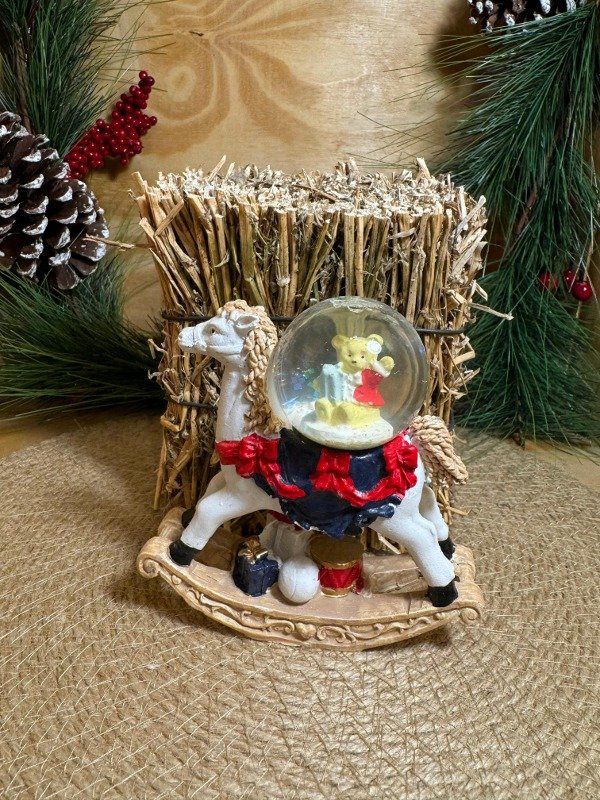 Producto - Bola de nieve caballo mecedor con oso (Efectivo: 22.320)