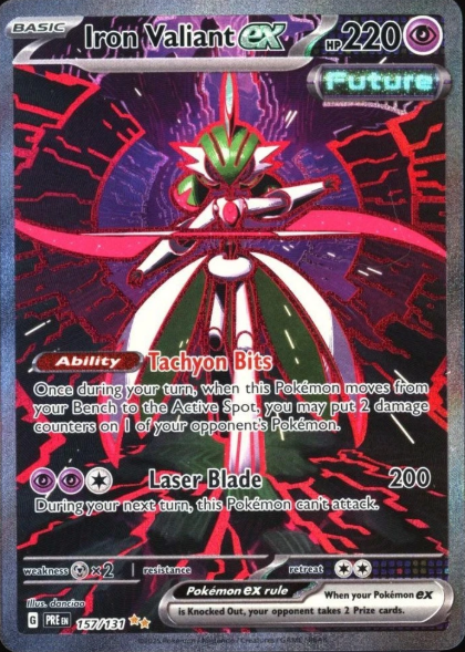 Producto - Iron Valiant ex - 157/131 - Prismatic Evolutions - Holo