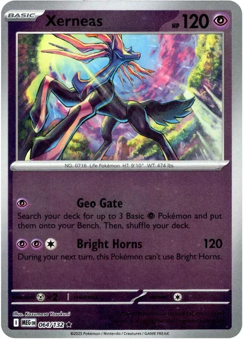 Producto - Xerneas - 064/132 - Mega Evolution - Reverse Holo
