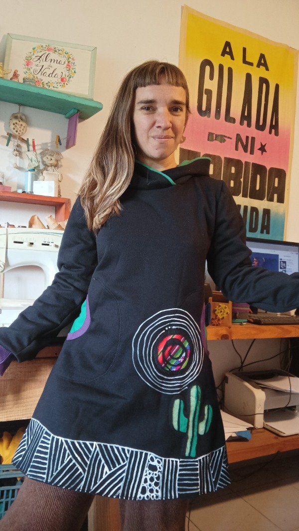 Producto - Vestibuzo Cactus negro