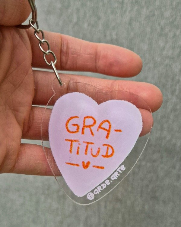 Producto - Llavero gratitud