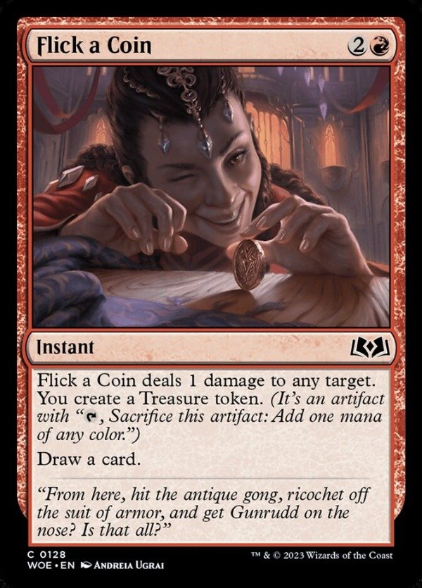 Producto - Flick a Coin  Wilds of Eldraine