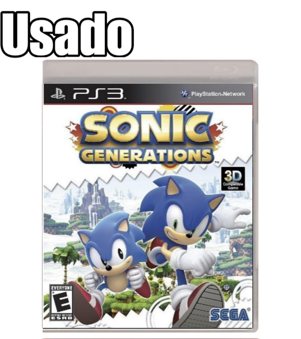 Producto - Sonic Generations Juego Usado Físico PS3