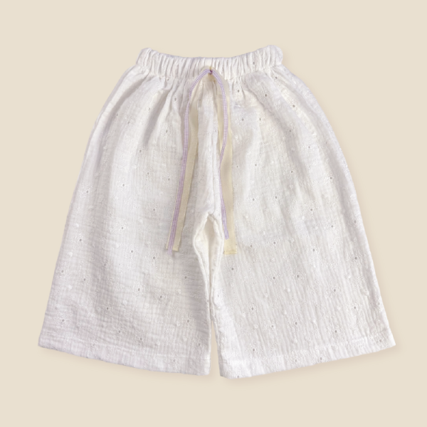 Producto - Crop Alba broderie off white