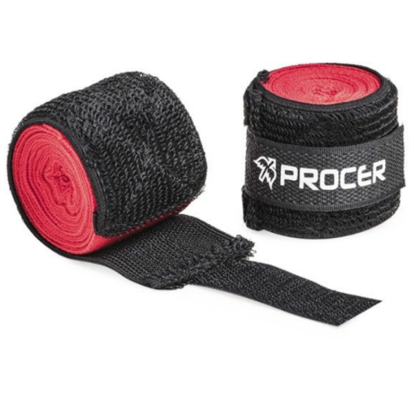 Producto - Venda De Boxeo Elastica Procer Roja 440