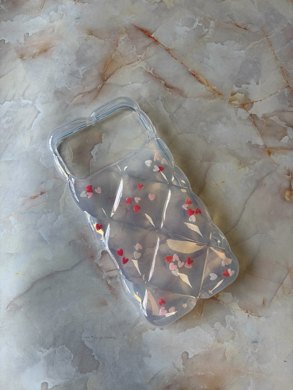 Producto - Case Puffer Corazon