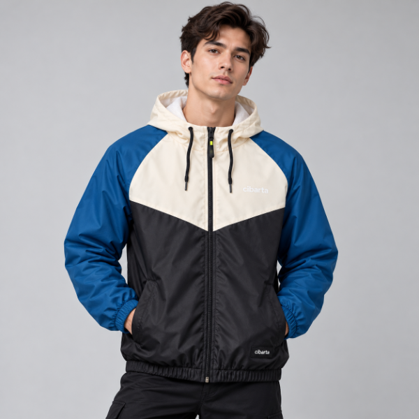 Producto - Rompeviento Vector  Crudo / Negro / Azul - 4