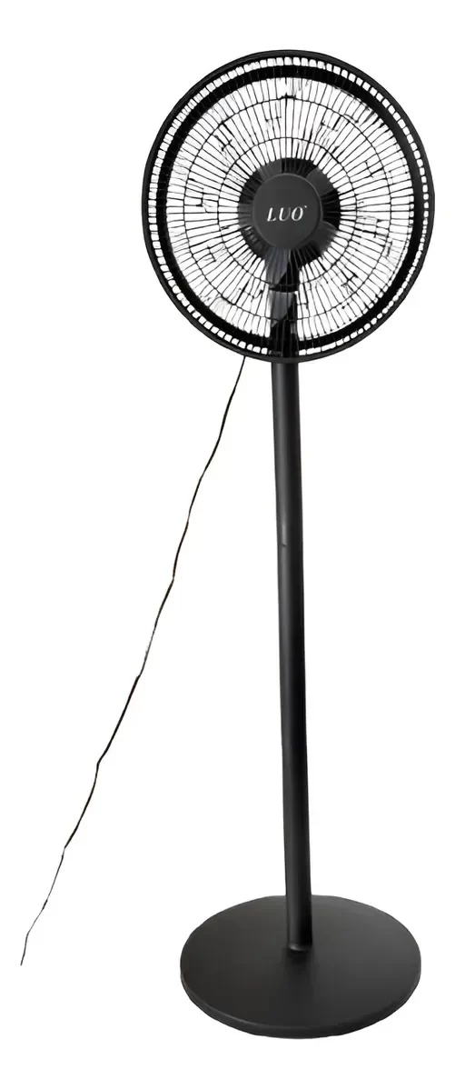 Producto - Ventilador Luo 15 Mini Aletas 80w 220v 3 Velocidades Negro