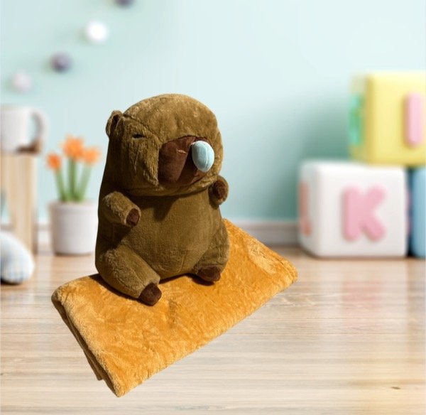 Producto - Peluche c/manta, Capibara moco