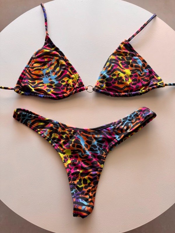 Producto - Bikini cebra multicolor