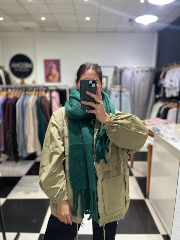 Producto - Piloto impermeable verde