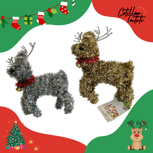 Producto - RENO TINSEL - 17x16cm