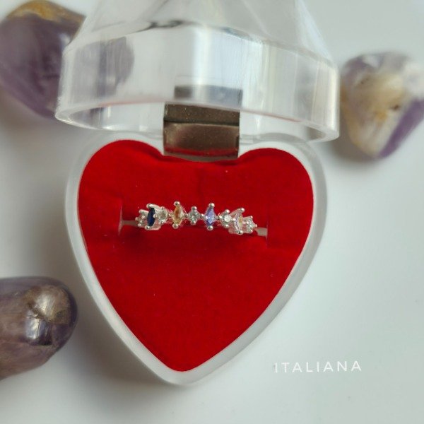 Producto - Anillo italiano piedras de colores
