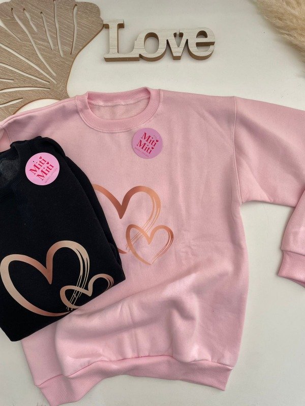 Producto - Buzo Rustico Estampa CORAZON - COD 4614