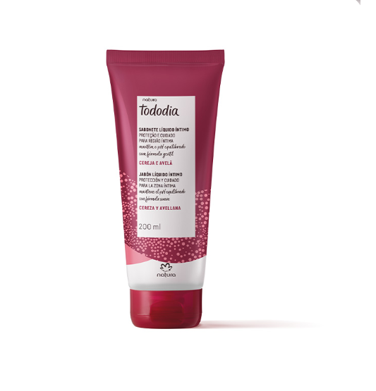 Producto - Jabón Líquido Íntimo Tododia Cereza y Avellana 200 ml