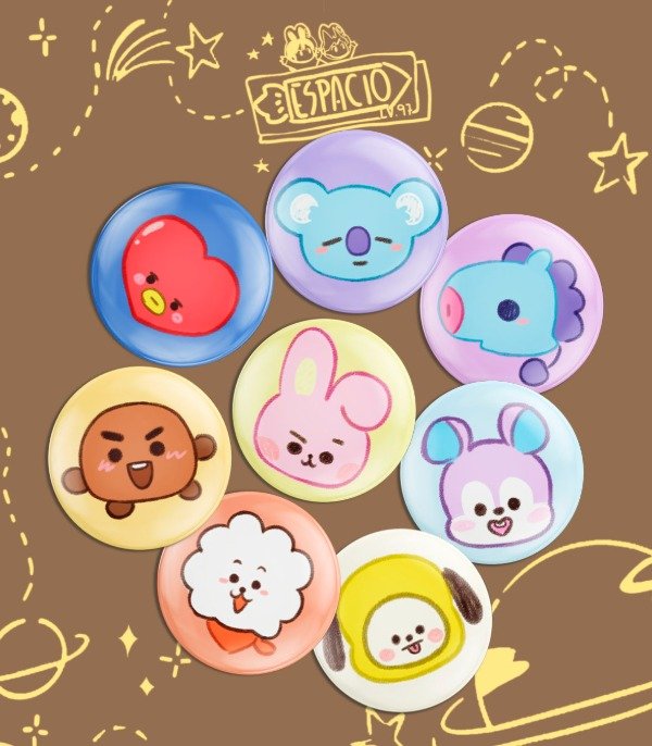 Producto - Pines BT21 // BTS
