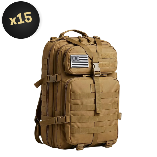 Producto - PROMO BULTO MOCHILA TACTICA MILITAR 45L BEIGE