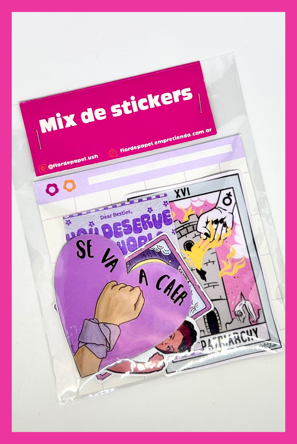 Producto - Mix de stickers Girl Power