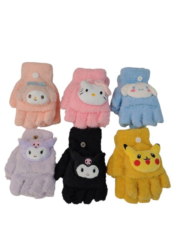 Producto - GUANTES INFANTIL DE MEDIO DEDO PERSONAJES