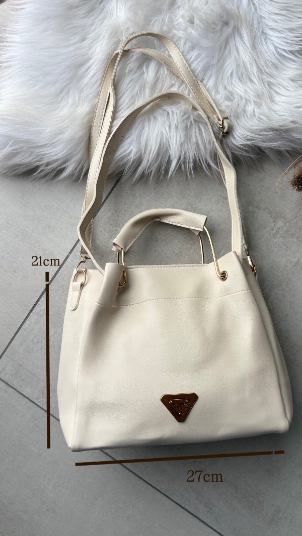 Cartera 21x27cm blanca — imagen 2