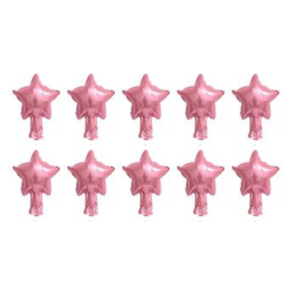 Producto - Globo mini estrella 5" color rosa gold x10un