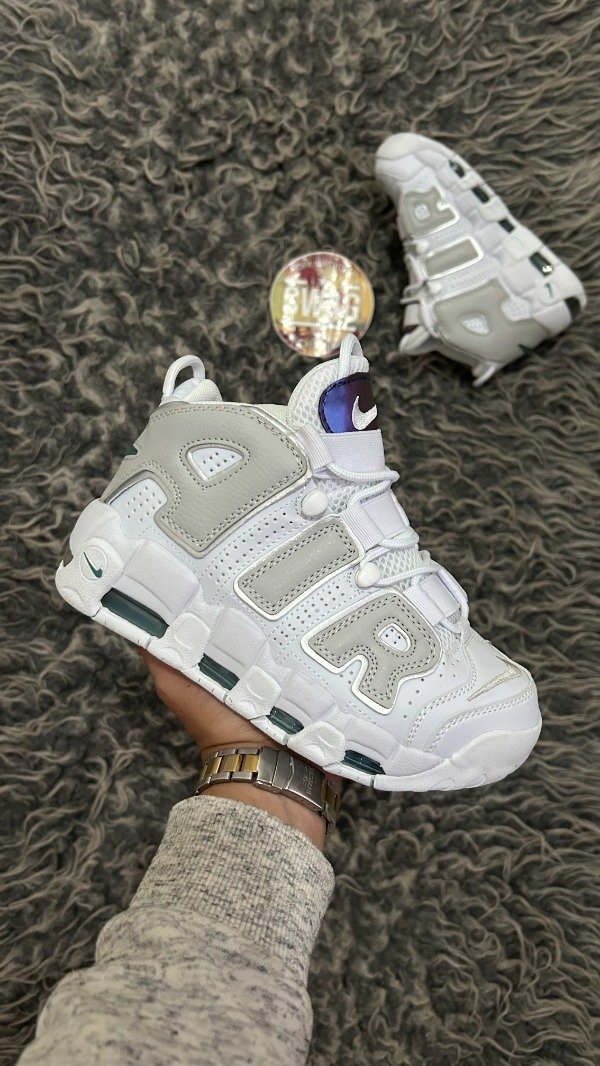Producto - AIR MORE UPTEMPO WHITE IRON GREY