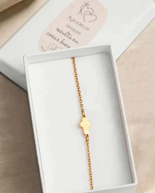 Producto - Pulsera Acero Dorado Rita - 1