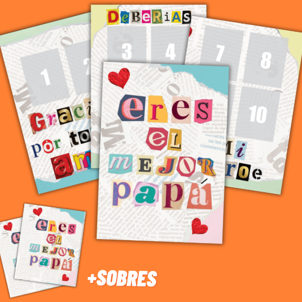 Producto - ALBUM FIGURITAS - DIA DEL PADRE - RECORTES - DIGITAL