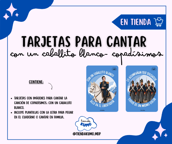 Producto - TARJETAS PARA CANTAR SAN MARTÍN- PDF