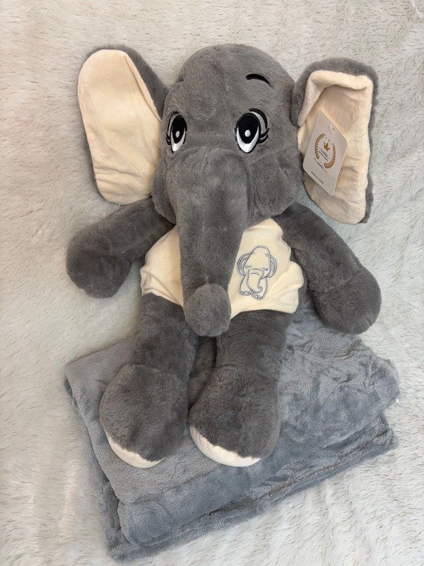 Producto - Peluche elefante gris 3 en 1